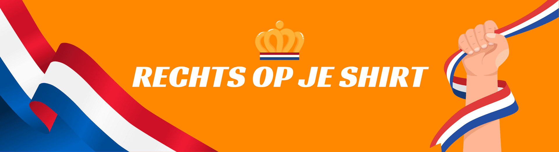 Banner for Rechts op je shirt